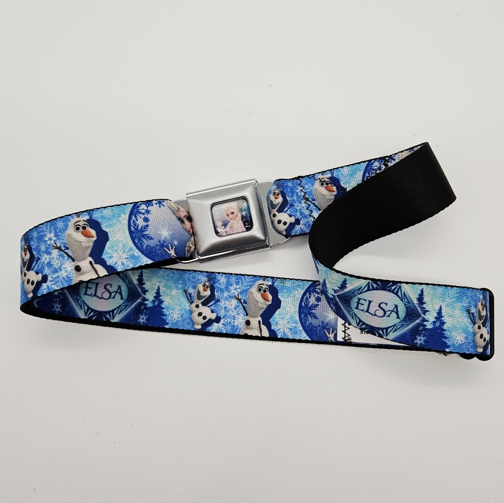 BUCKLE-DOWN x DISNEY | Frozen Elsa Olaf snowflake seatbelt belt